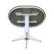 International Concepts Round 36 in Rd Top Ped Table, 12 in Leaf, Counter Ht, White/Heather Gray, 36 W, 48 L, 36.1 in H, Wood K05-36RXT-27B-6B - alternate 7